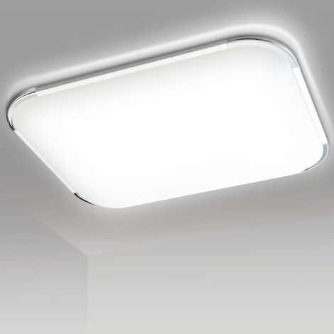 20W LED Deckenleuchte Rund Deckenlampe Badleuchte Küche Wohnzimmer Kaltweiß IP54