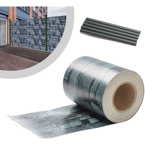 HENGMEI PVC Sichtschutzstreifen Für Zaun & Garten – 65m X 19cm, Grün, Mit Clips, Wetterfest & Blickdicht
