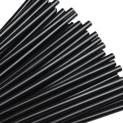 10 Schwarze Heißklebesticks – Ø 11 Mm, Länge 200 Mm, Für Heißklebepistolen, Ca. 190°C Verarbeitungstemp.