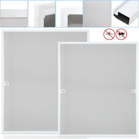 Maison Exclusive - Magnet-Insektenschutz für Fenster Weiß 120x140 cm