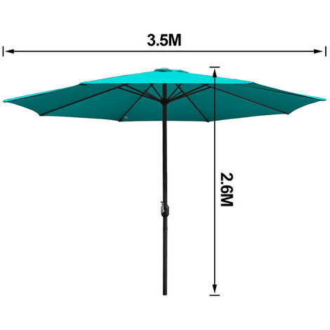 3-stöckiger Terrassenschirm Mit 3 M Durchmesser – Extra Stabiler Sonnenschutz Für Garten, Terrasse & Poolbereich
