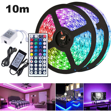 Hengda 10M LED Streifen set , RGB LED Stripe 5050 SMD, LED Strip 30 LEDs,  LED Band | LED-Stripes