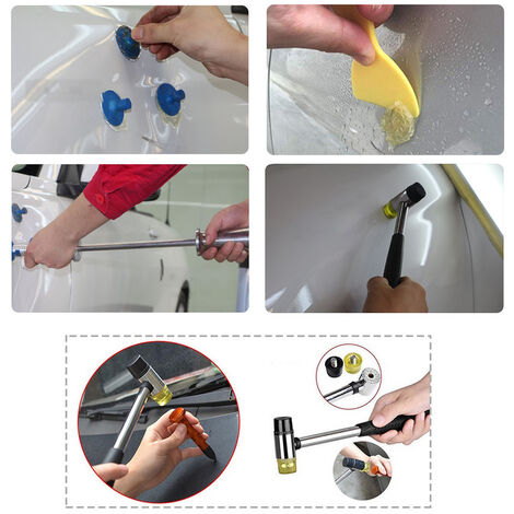 Hengda 48x Ausbeulwerkzeug Dellen Reparatur Set Werkzeug Paintless dent  Beulen für auto