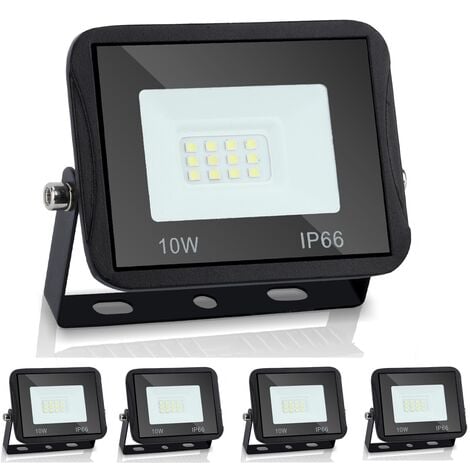 LED Fluter Ultra Dünn IP66 Strahler Outdoor Außenlampe Flutlicht 10W Warmweiß 