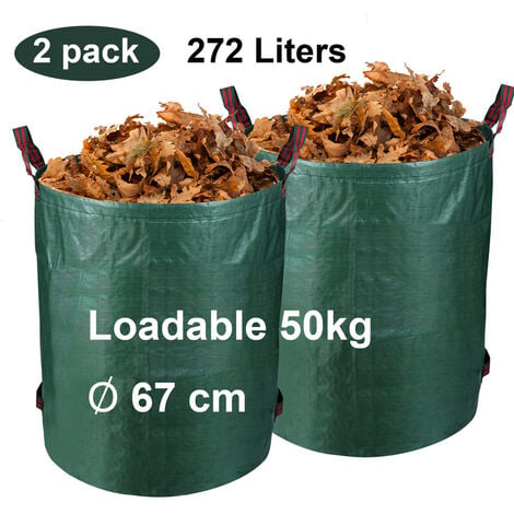 Laubsack JUMBO 272 Liter bis 50 KG Gartensack Gartenabfallsack Abfall Sack Rasen 
