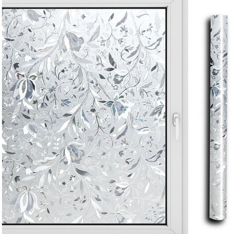 Spiegelfolie Fenster Verdunkelungsfolie Fensterfolie Spiegel Tönungsfolie  Sichtschutz Kratzfest Wärmeisolierung UV-Schutz Silber 