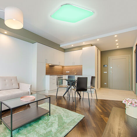 36W LED Deckenleuchte Dimmbar. LED Deckenlampe RGB Farbwechsel. IP44 wasserdichte Badlampe Wohnzimmerlampe [Energieklasse A++]