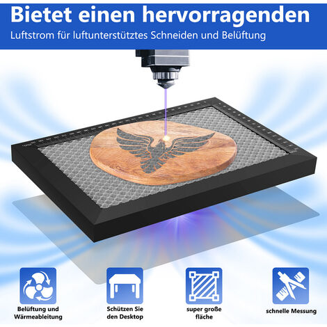 Deactive Hengda Lasergravierer Wabenarbeitstisch Wabenplatte Graviermaschine Honeycomb Laser