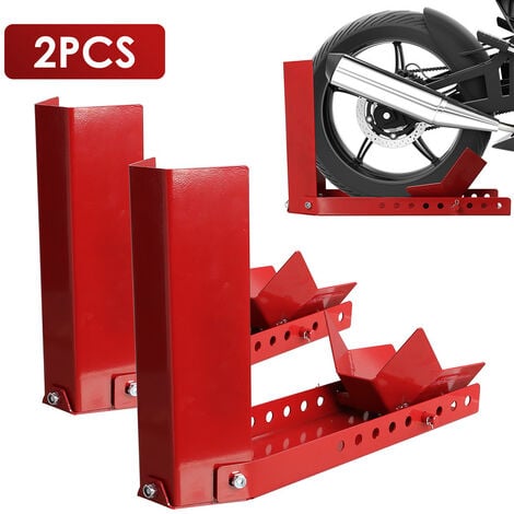 Hengda Motorradständer als Montagehilfe für Hinterrad & Vorderrad  Reifendurchmesser Motorradwippe 2 Stück