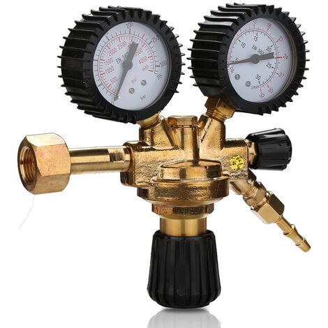 SWANEW Druckminderer Druckregler Argon Co2/Stickstoff MIG MAG WIG Gas  Manometer