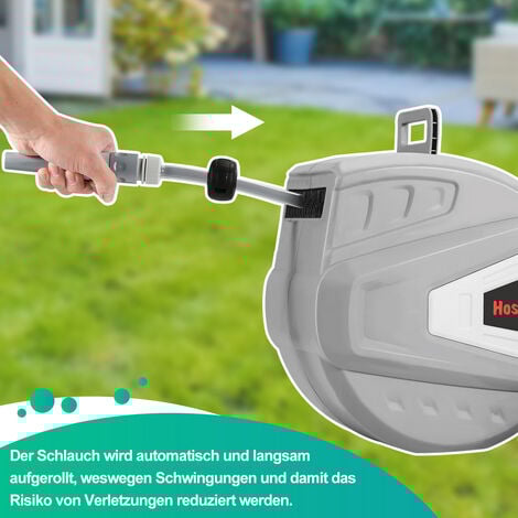 (Deactive) Hengda Schlauchaufroller WandSchlauchbox Schlauchtrommel