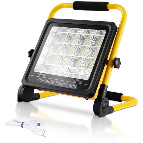 LED Lampe Akku für Garage, Auto, Camping 84 LED´s Ladekabel und