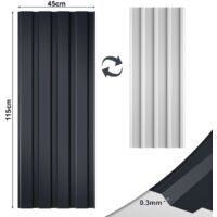 Warmfay Profilblech Set 12-tlg - 115x45cm Grasmuster Für Dach & Carport