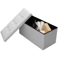 76 38cm 38 wolketon sitzbank sitzhocker Faltbare Sitztruhe sitzbox mit stauraum schwarz Belastbarkeit 300 kg