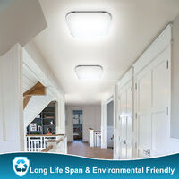 12W 48W Deckenleuchte LED Acryl Deckenlampe Esszimmer Leuchte Flurleuchte IP44 12W 48W Deckenleuchte LED Acryl Deckenlampe Esszimmer Leuchte Flurleuchte IP44
