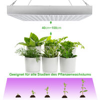 2X LED Pflanzenlampe Pflanzenleuchte 45W Pflanzenlicht  Grow Lampe 