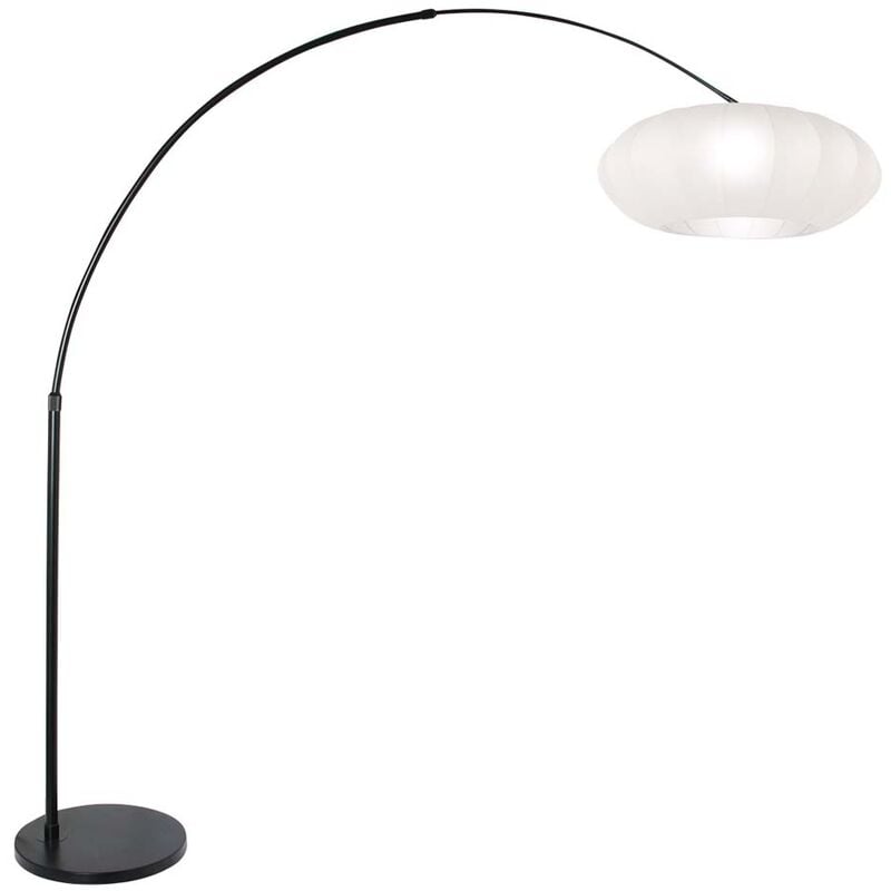 Stehleuchte Lampe Bogenlampe Wohnzimmerlampe Höhe verstellbar Federn LED H  196cm