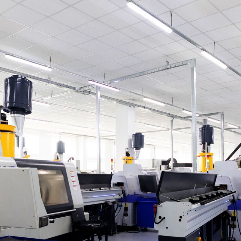 8x LED Wannen Leuchten Industrie Lager Hallen Tages Licht Röhren Keller Lampen
