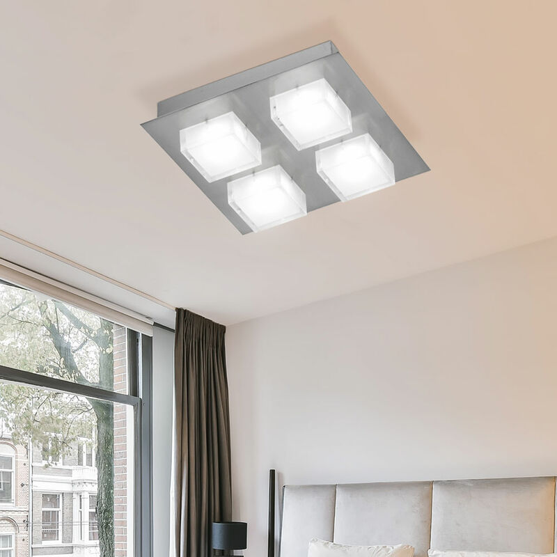 LED Deckenleuchte Design Küchen Strahler Deckenlampe Flur Wohnzimmer Lampe 4x3 W 