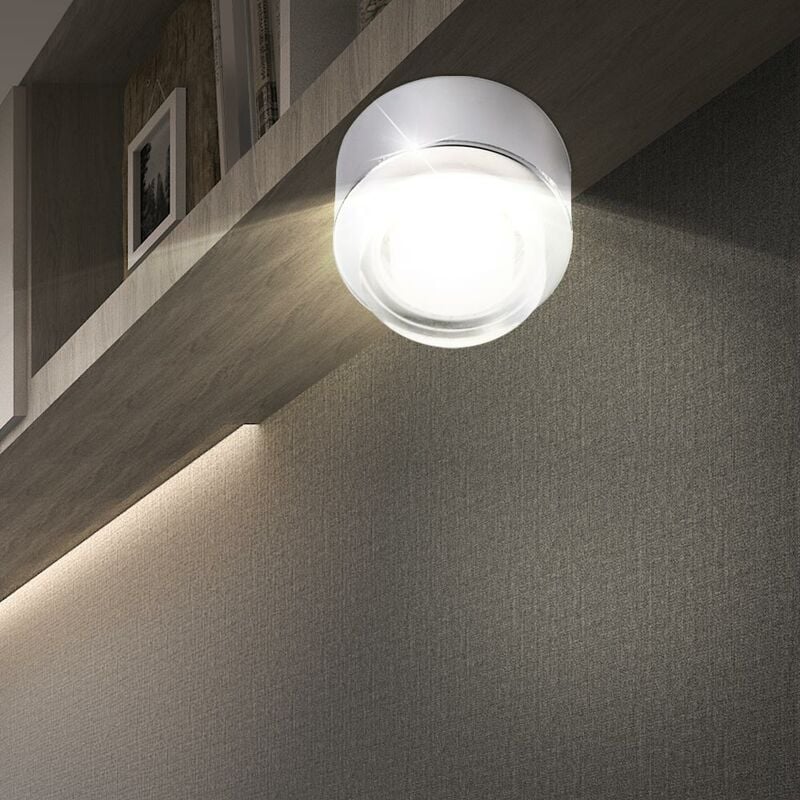 LED Decken Aufbau Leuchte Schlaf Gäste Zimmer DOWN Strahler Beleuchtung  silber Nordlux 76816032