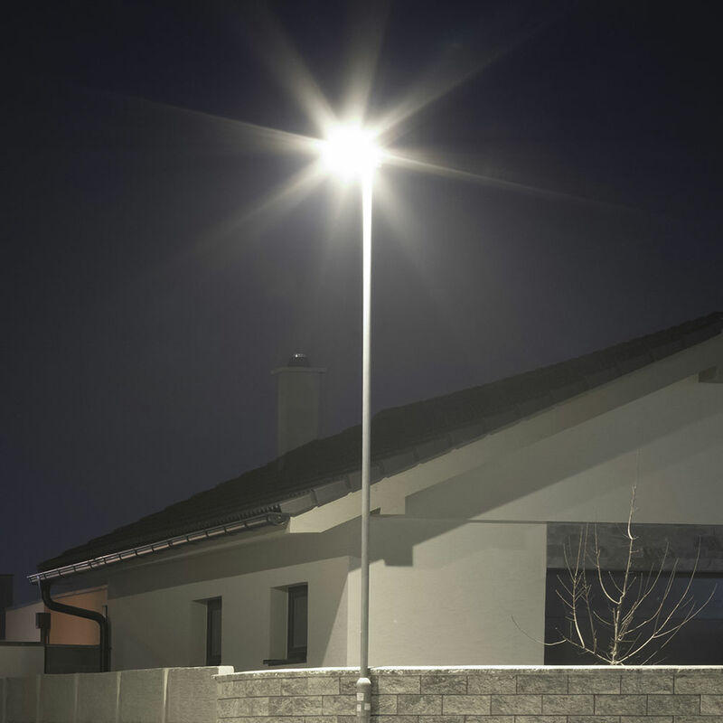 30W 50W 80W LED Straßenbeleuchtung Mastleuchte Straßenlampe Laterne Weiß IP67 