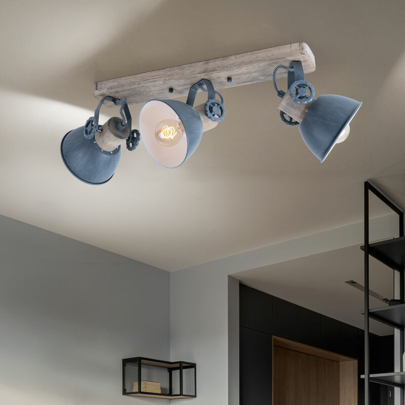 ULISSE Deckenleuchte – 3-flammig, 42 Cm, Weiß, Dimmbar, Mit Seilaufhängung