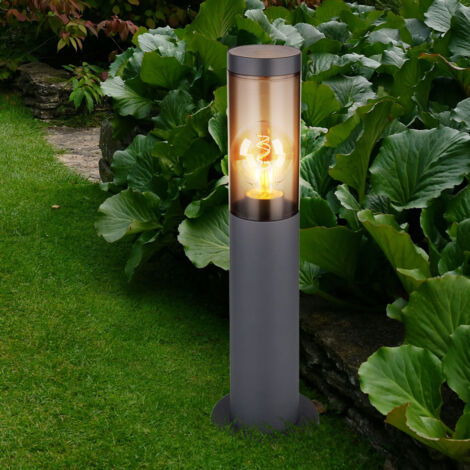 Etc-shop 3x RGB LED Außen Steh Lampen FERNBEDIENUNG Garten Steckdosen
