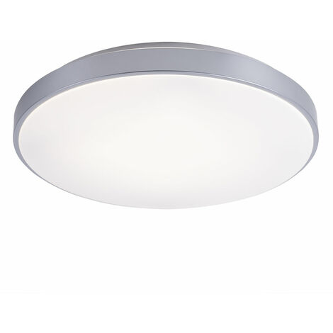GLOBO Deckenlampe Mit Kristallen – 3-flammig, 40 Cm Durchmesser, Chrom/weiß, Für Wohnzimmer & Schlafzimmer