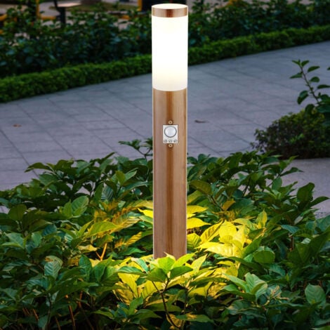 Pollerleuchte mit Bewegungsmelder Außenlampe Sensor Standleuchte