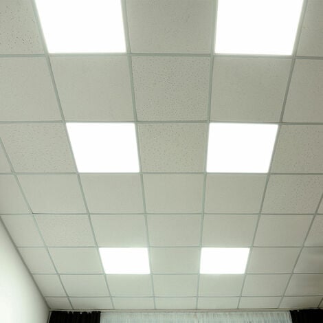LED Decken Leuchte Auf Einbau Panel Fernbedienung Tageslicht Lampe eckig  ALU dimmbar