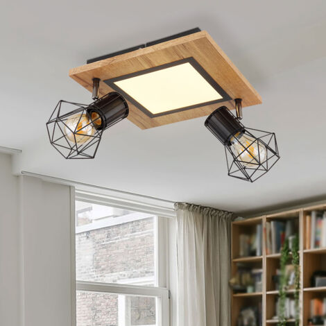 Deckenlampe LED Spotlampe Verstellbar Wohnzimmerleuchte Flurlampe Deckenleuchte Metall Wei 4x Gu10 Lxh 60 X 158 Cm 84662824