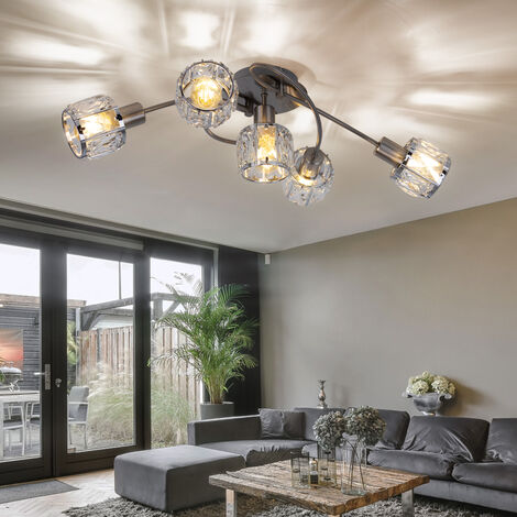 Grafelstein Kugellampe CRISTAL – Elegante Deckenleuchte Mit Kristalloptik