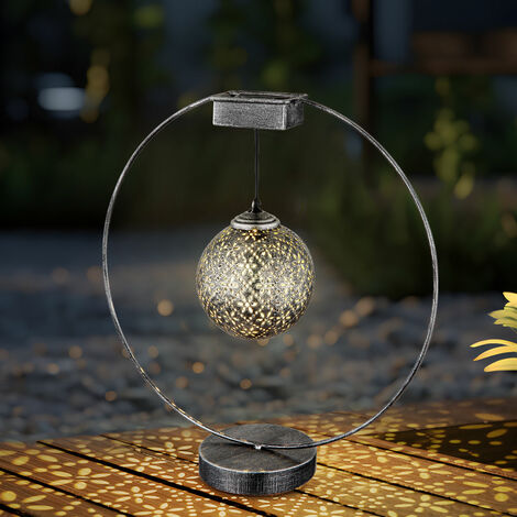 Solar Lampe Outdoor Solarleuchte orientalisch LED Solar Laterne Außen