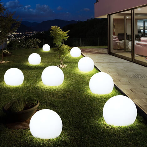 Kugelleuchte Solar 10 cm Solarleuchte Kugel Garten LED Gartendeko