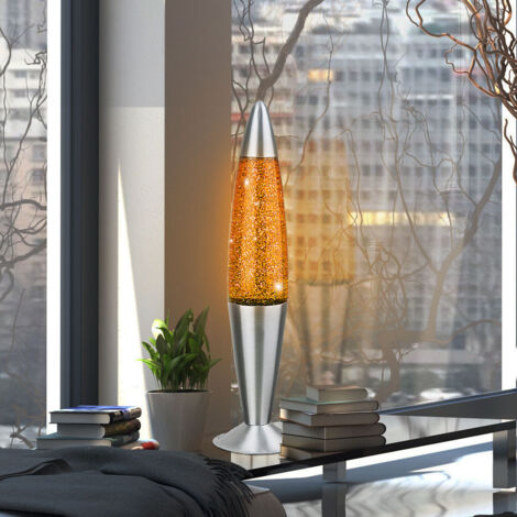 Elegante Nachttischlampe Mit Kristallglas-Fuß Und Weißem Textilschirm – 47 Cm Hoch, E14