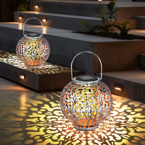 Solar Lampe Outdoor Solarleuchte orientalisch LED Solar Laterne Außen