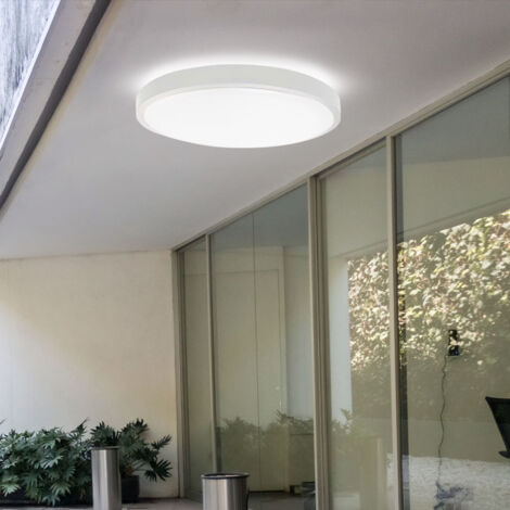 Produktbild von LE 24W LED Deckenlampe 28cm, IP54 Wasserfest Badlampe, 5000K LED