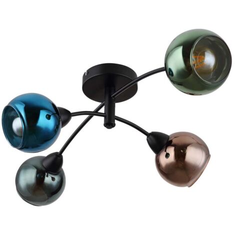 Deckenlampe Deckenleuchte Wohnzimmerleuchte Spotlampe 4 Flammig beweglich E27