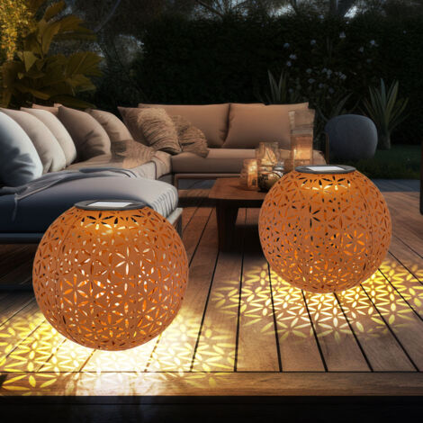 Kugel Solarleuchten für den Garten rund LED Solar Gartenleuchten