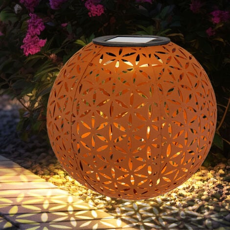 Kugel Solarleuchten für den Garten rund LED Solar Gartenleuchten