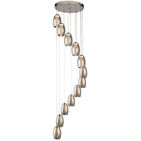 Searchlight Cyclone 12 Light Drop Pendelleuchte, Rauchglas 3000K (1/2)