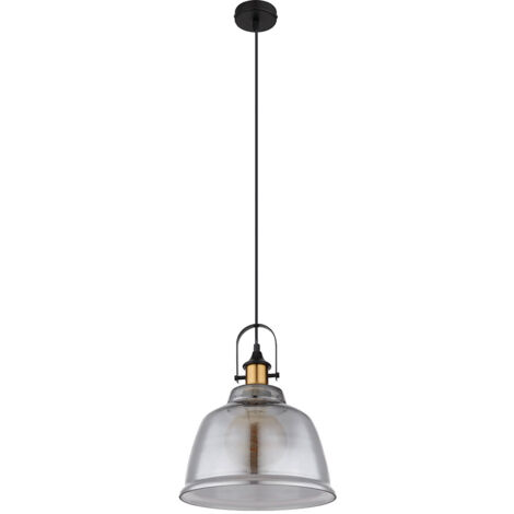 Globo - hängeleuchte - Dorothea - schwarz - glas - Ø 30cm - E27 - (1/5)