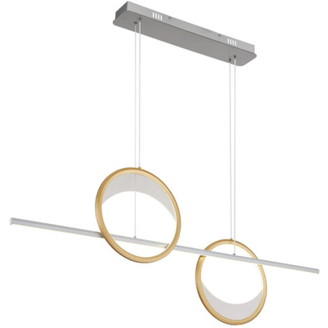 Esszimmerlampe Pendelleuchte Fernbedienung Hängelampe LED Dimmbar Gold Timer (1/5)
