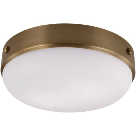 Elstead Cadence - 2 Light Flush Deckenleuchte Dark Antique Brass, E27 (1/3)