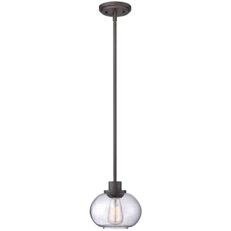 Elstead Trilogy - 1 Light Dome Deckenanhänger Old Bronze, E27 (1/4)