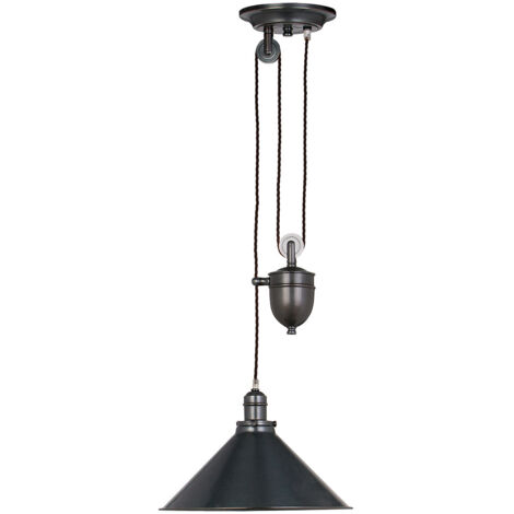 Elstead Provence - 1 Light Dome Deckenanhänger Old Bronze, E27 (1/4)