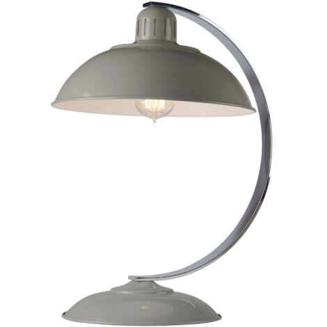 Elstead Franklin - 1 Licht Schreibtischlampe Plane Grau, E27 (1/4)