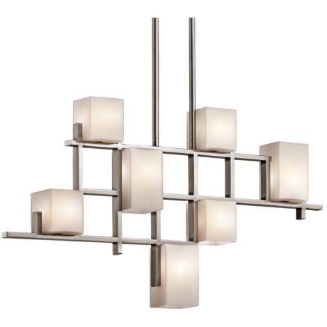 Elstead City Lights - 7 Light Pendel Kronleuchter Light Classic Zinn, G9 (1/5)