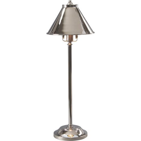 Elstead Provence - 1 Leuchttischlampe aus poliertem Nickel, E14 (1/3)