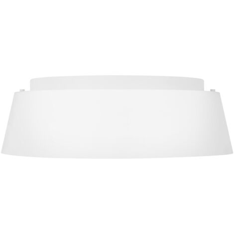 Elstead Asher 3 Light Flush Deckenleuchte, Matt White, E14 (1/4)
